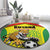 Football Guyana Round Carpet Golden Jaguars