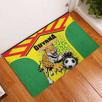 Football Guyana Rubber Doormat Golden Jaguars