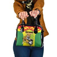 Football Guyana Shoulder Handbag Golden Jaguars