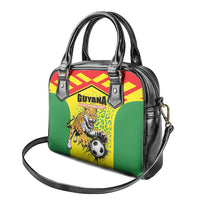 Football Guyana Shoulder Handbag Golden Jaguars