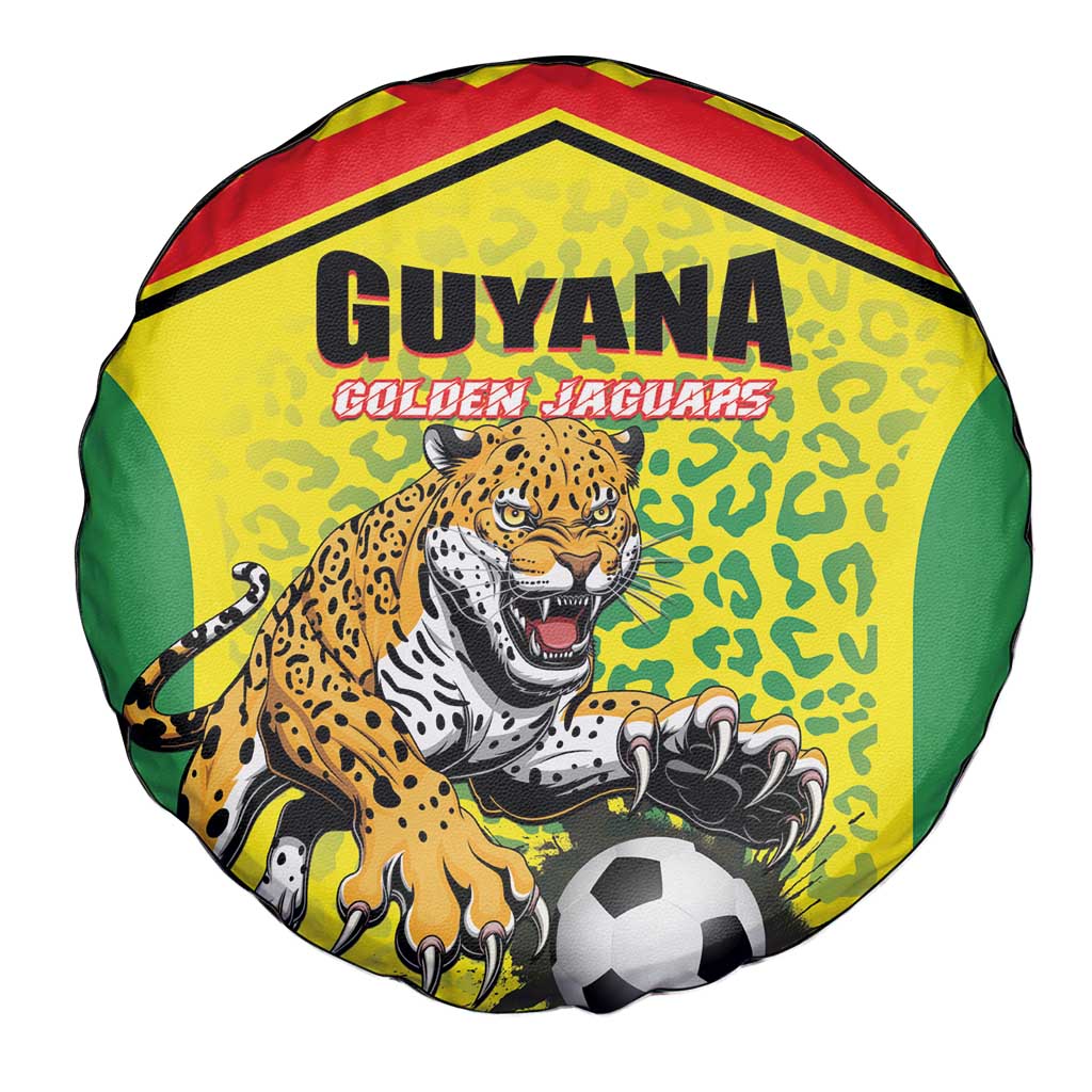 Football Guyana Spare Tire Cover Golden Jaguars