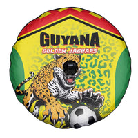 Football Guyana Spare Tire Cover Golden Jaguars