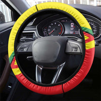 Football Guyana Steering Wheel Cover Golden Jaguars