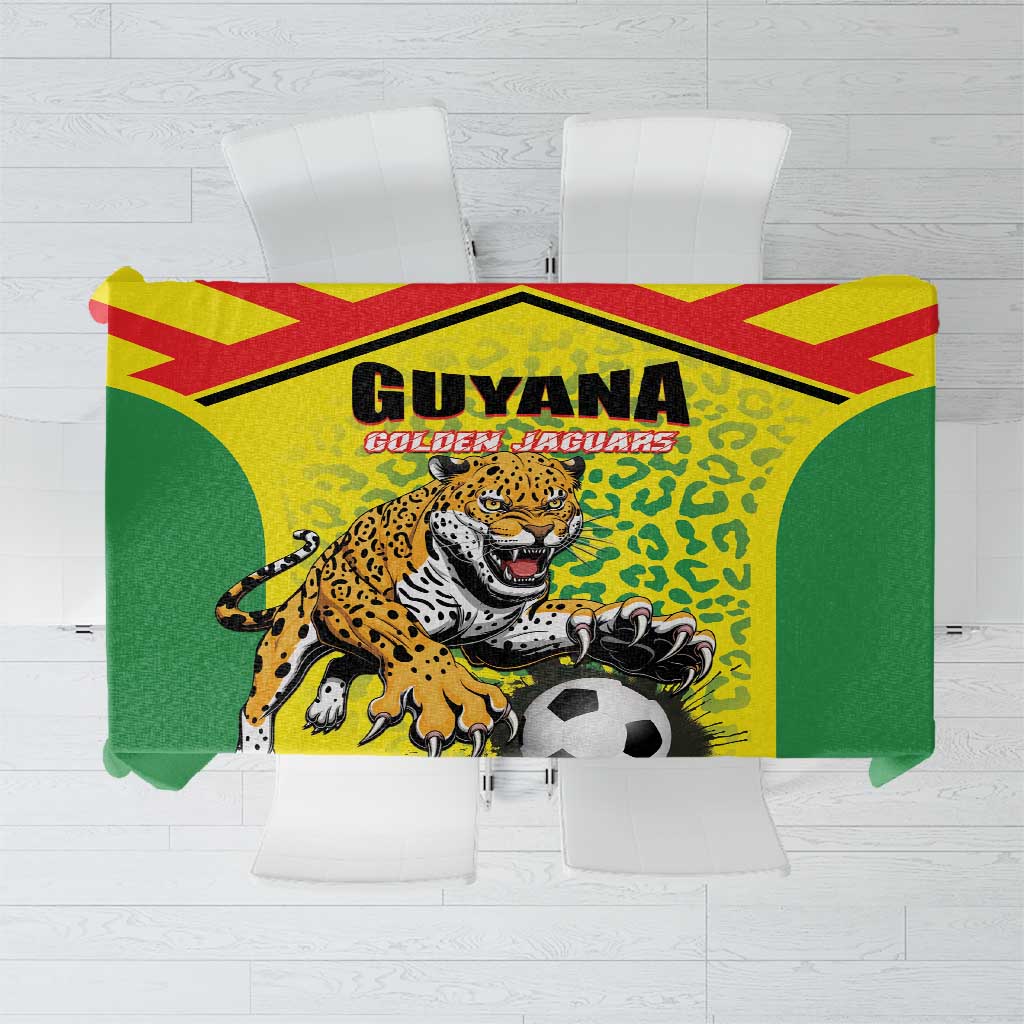 Football Guyana Tablecloth Golden Jaguars