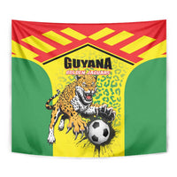 Football Guyana Tapestry Golden Jaguars