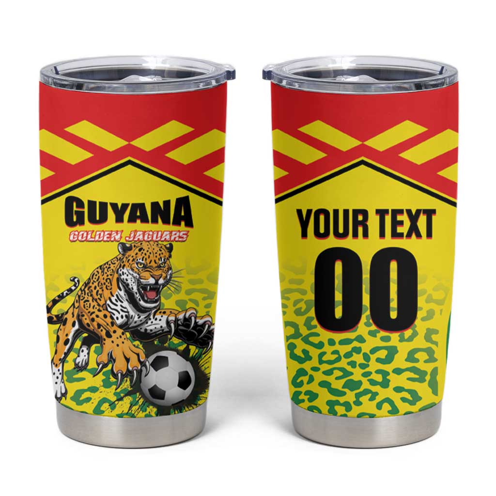 Custom Football Guyana Tumbler Cup Golden Jaguars