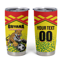 Custom Football Guyana Tumbler Cup Golden Jaguars