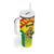 Custom Football Guyana Tumbler With Handle Golden Jaguars
