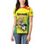 Custom Football Guyana Women Polo Shirt Golden Jaguars