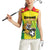Custom Football Guyana Women Sleeveless Polo Shirt Golden Jaguars