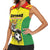 Custom Football Guyana Women Sleeveless Polo Shirt Golden Jaguars