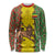 Ethiopia Long Sleeve Shirt Ethiopian Lion Of Judah With African Pattern LT01