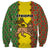 Ethiopia Sweatshirt Ethiopian Lion Of Judah With African Pattern - Wonder Print Shop