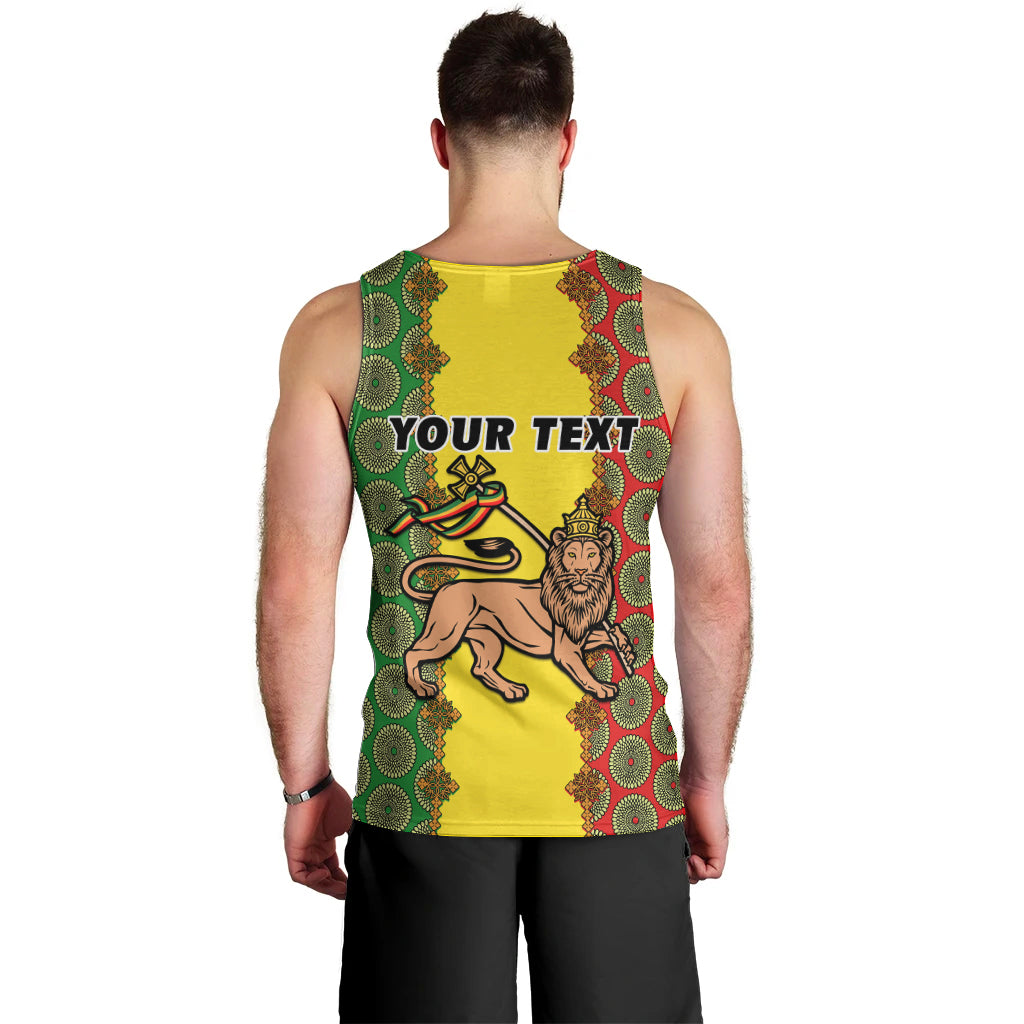 personalised-ethiopia-men-tank-top-ethiopian-lion-of-judah-with-african-pattern