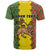 Personalised Ethiopia T Shirt Ethiopian Lion Of Judah With African Pattern - Wonder Print Shop