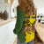 Personalised Ethiopia Women Casual Shirt Ethiopian Lion Of Judah With African Pattern - Wonder Print Shop