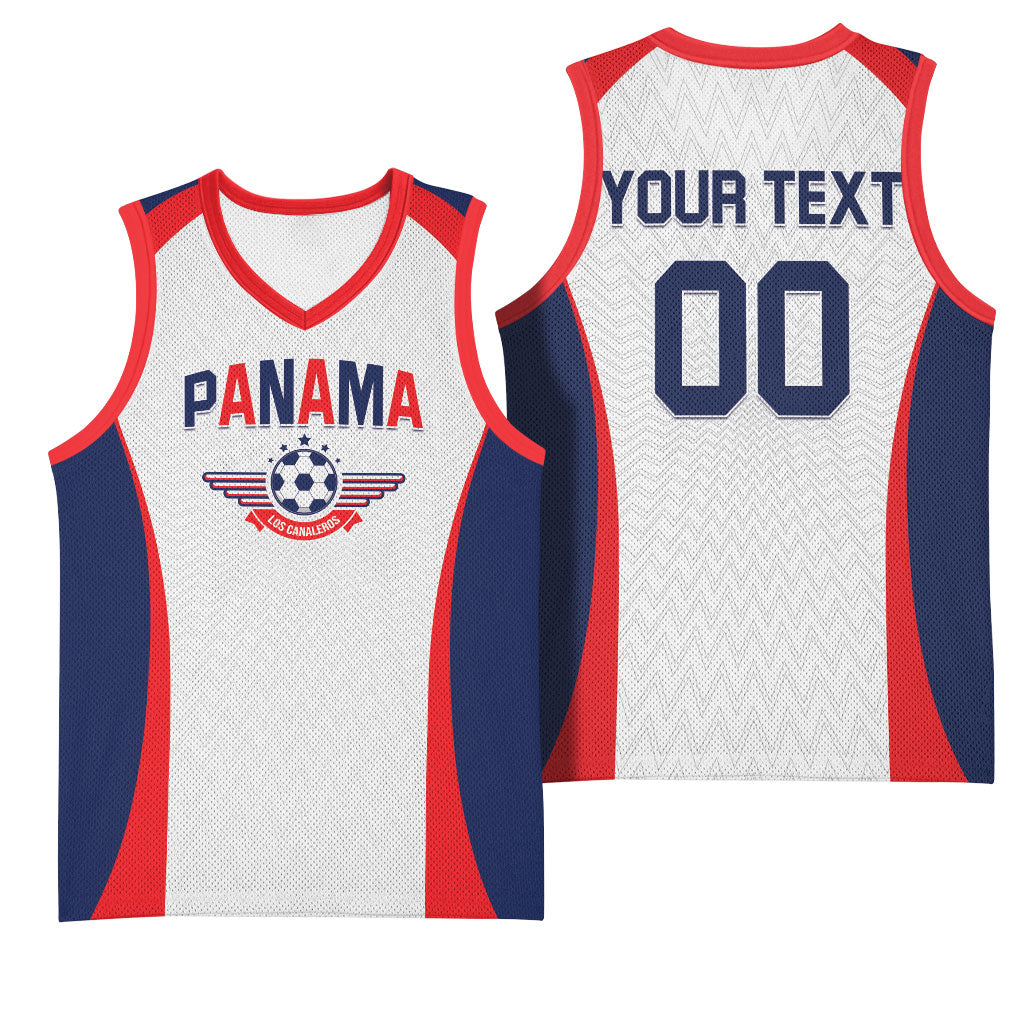 Custom Panama 2026 World Football Basketball Jersey Los Canaleros Go