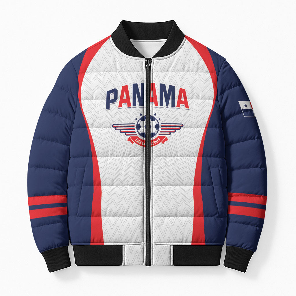 Custom Panama 2026 World Football Bomber Puffer Jacket Los Canaleros Go