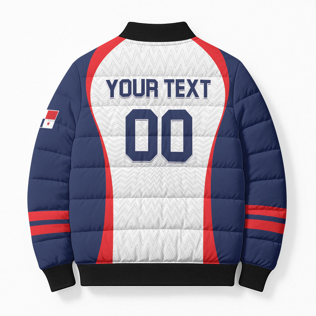Custom Panama 2026 World Football Bomber Puffer Jacket Los Canaleros Go