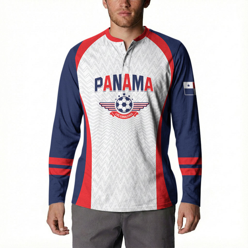 Custom Panama 2026 World Football Button Sweatshirt Los Canaleros Go