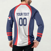 Custom Panama 2026 World Football Button Sweatshirt Los Canaleros Go