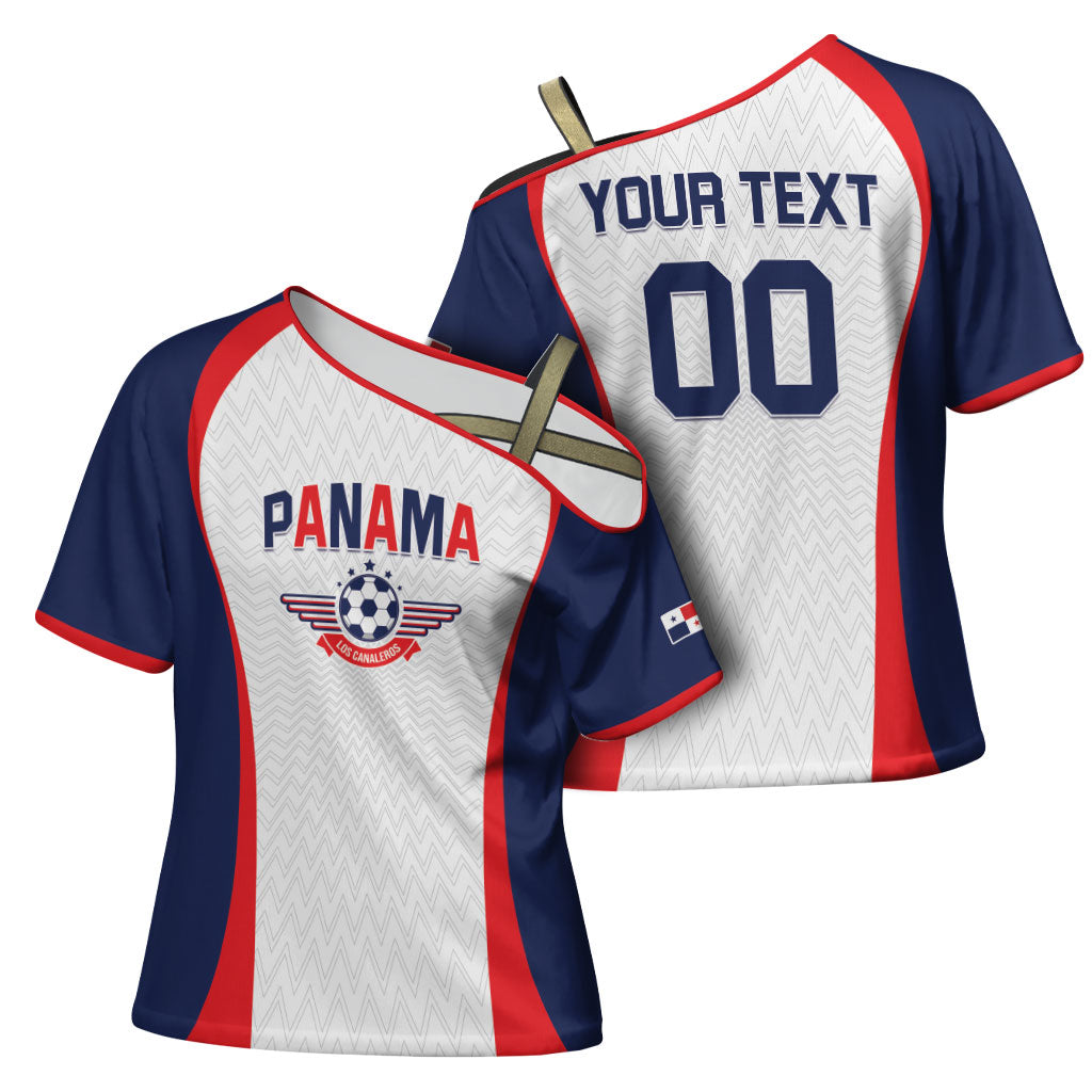 Custom Panama 2026 World Football Cross Shoulder Shirt Los Canaleros Go