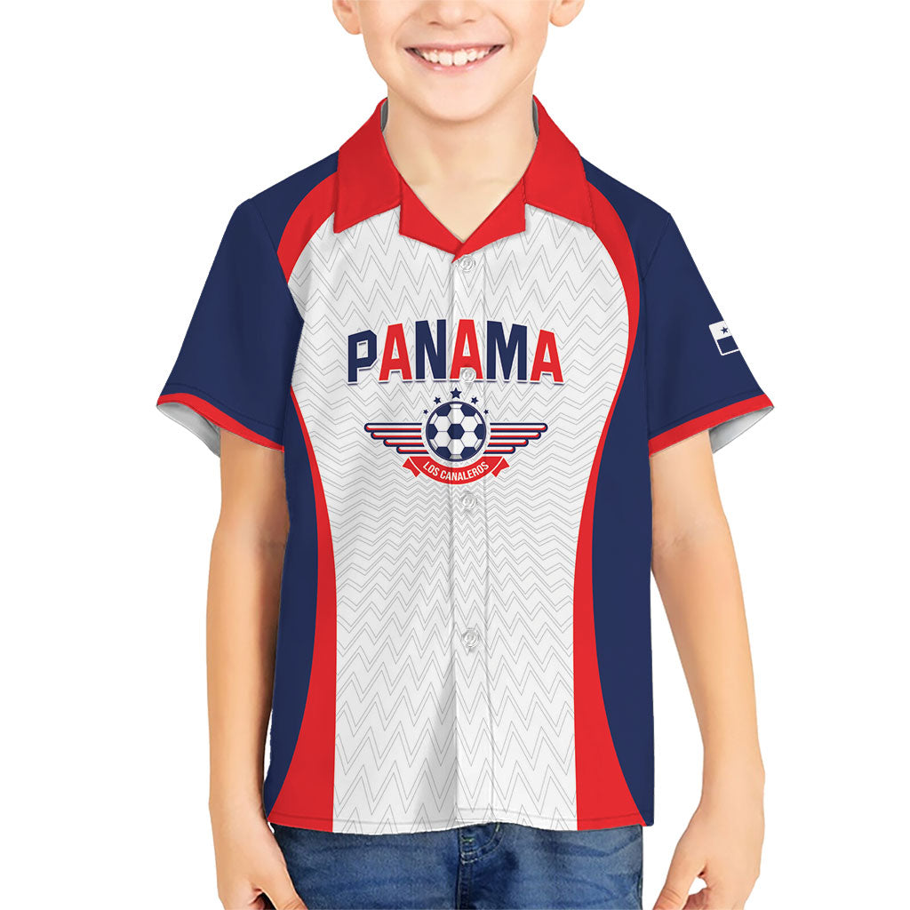 Custom Panama 2026 World Football Kid Hawaiian Shirt Los Canaleros Go