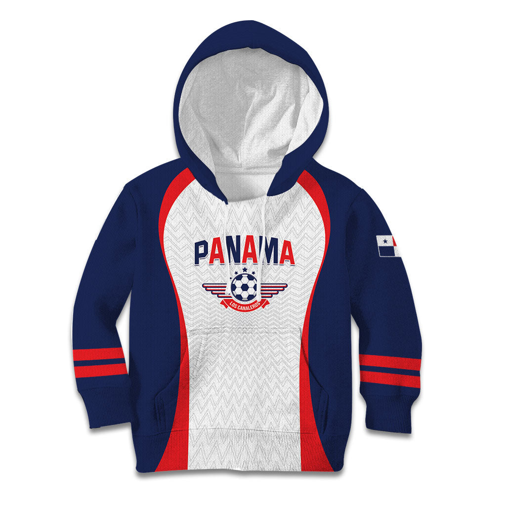 Custom Panama 2026 World Football Kid Hoodie Los Canaleros Go