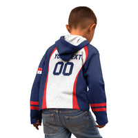 Custom Panama 2026 World Football Kid Hoodie Los Canaleros Go