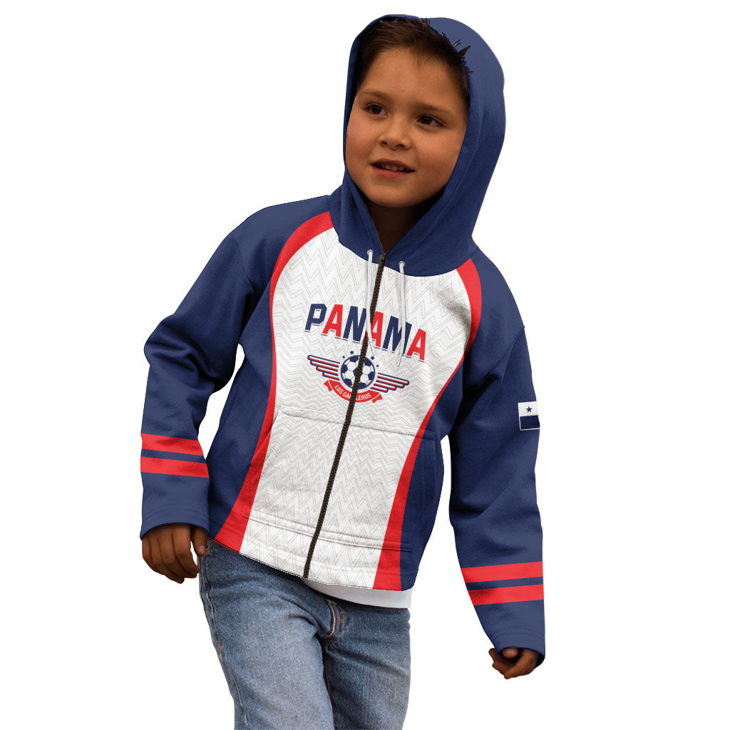Custom Panama 2026 World Football Kid Hoodie Los Canaleros Go
