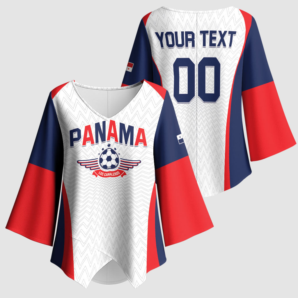 Custom Panama 2026 World Football Kimono Sleeve Blouse Los Canaleros Go
