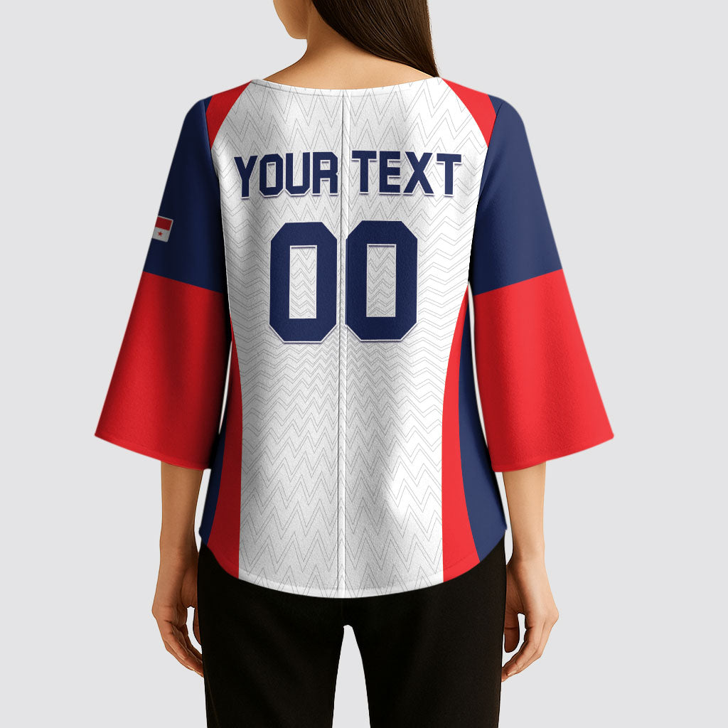 Custom Panama 2026 World Football Kimono Sleeve Blouse Los Canaleros Go