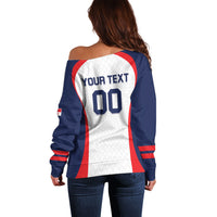Custom Panama 2026 World Football Off Shoulder Sweater Los Canaleros Go