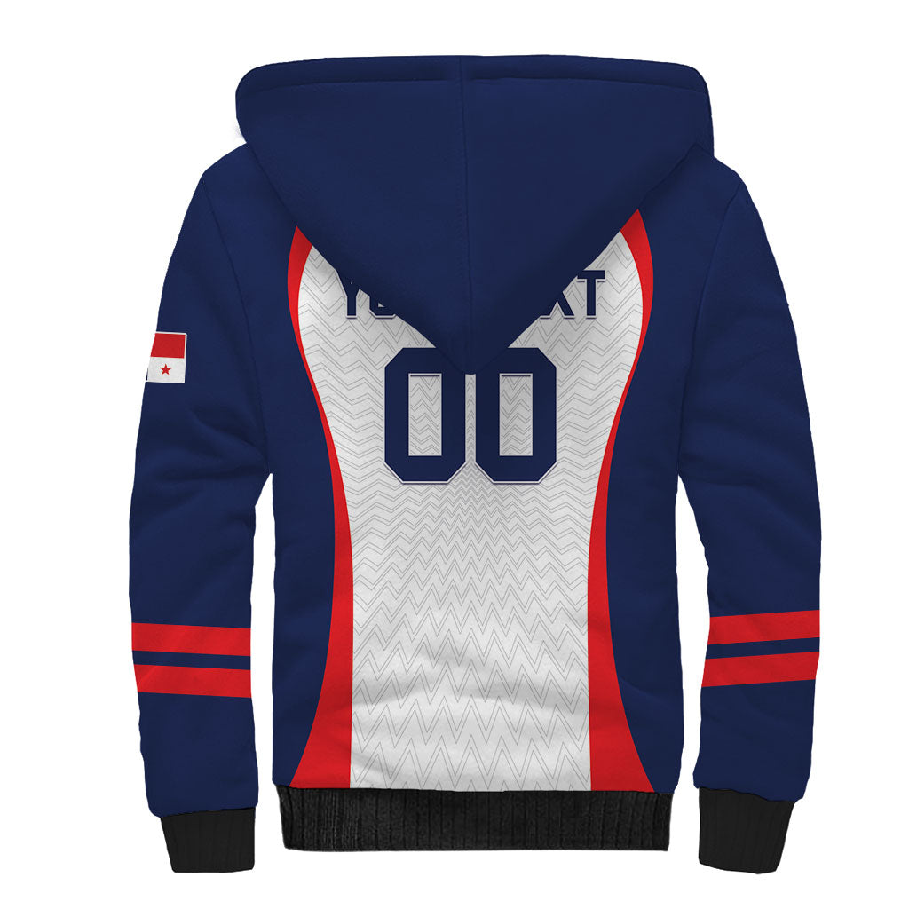 Custom Panama 2026 World Football Sherpa Hoodie Los Canaleros Go