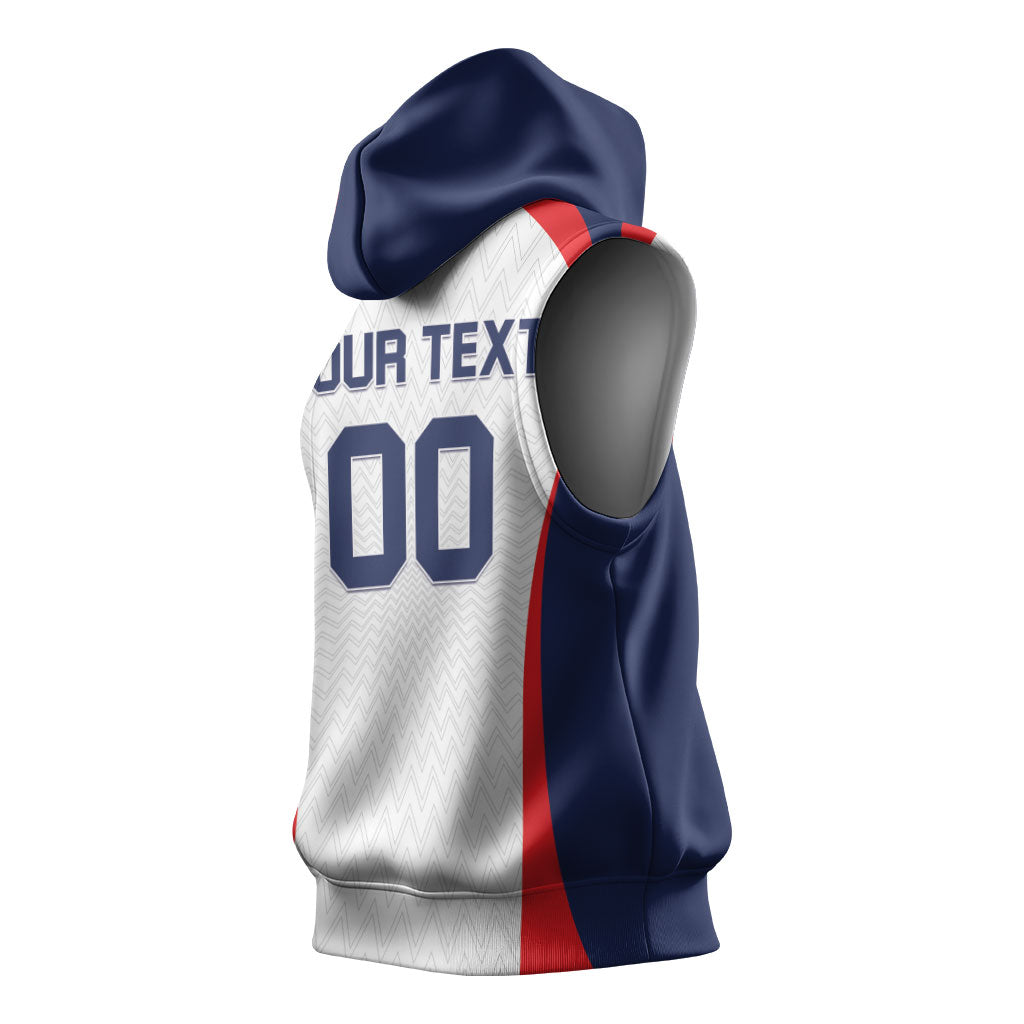 Custom Panama 2026 World Football Sleeveless Hoodie Los Canaleros Go