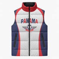 Custom Panama 2026 World Football Sleeveless Puffer Jacket Los Canaleros Go