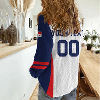 Custom Panama 2026 World Football Women Casual Shirt Los Canaleros Go