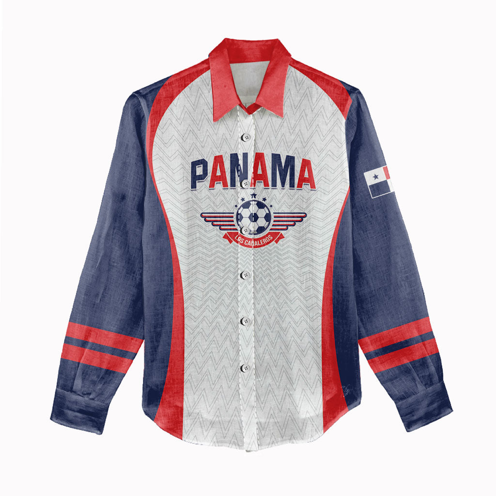 Custom Panama 2026 World Football Women Casual Shirt Los Canaleros Go