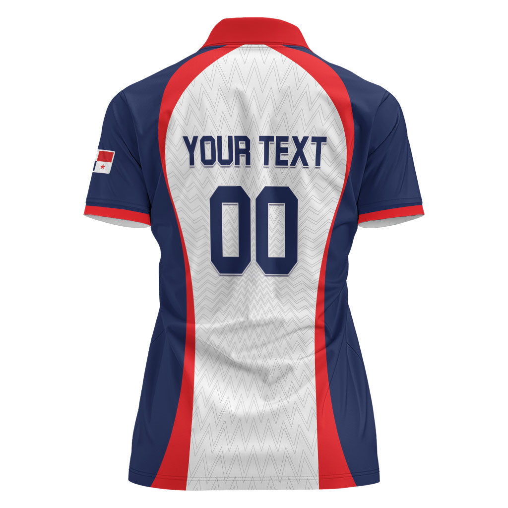 Custom Panama 2026 World Football Women Polo Shirt Los Canaleros Go