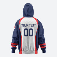 Custom Panama 2026 World Football Zip Hoodie Los Canaleros Go