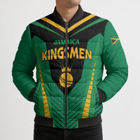 Custom Jamaica 2026 Cricket Kingsmen Bomber Puffer Jacket We Are Tallawah