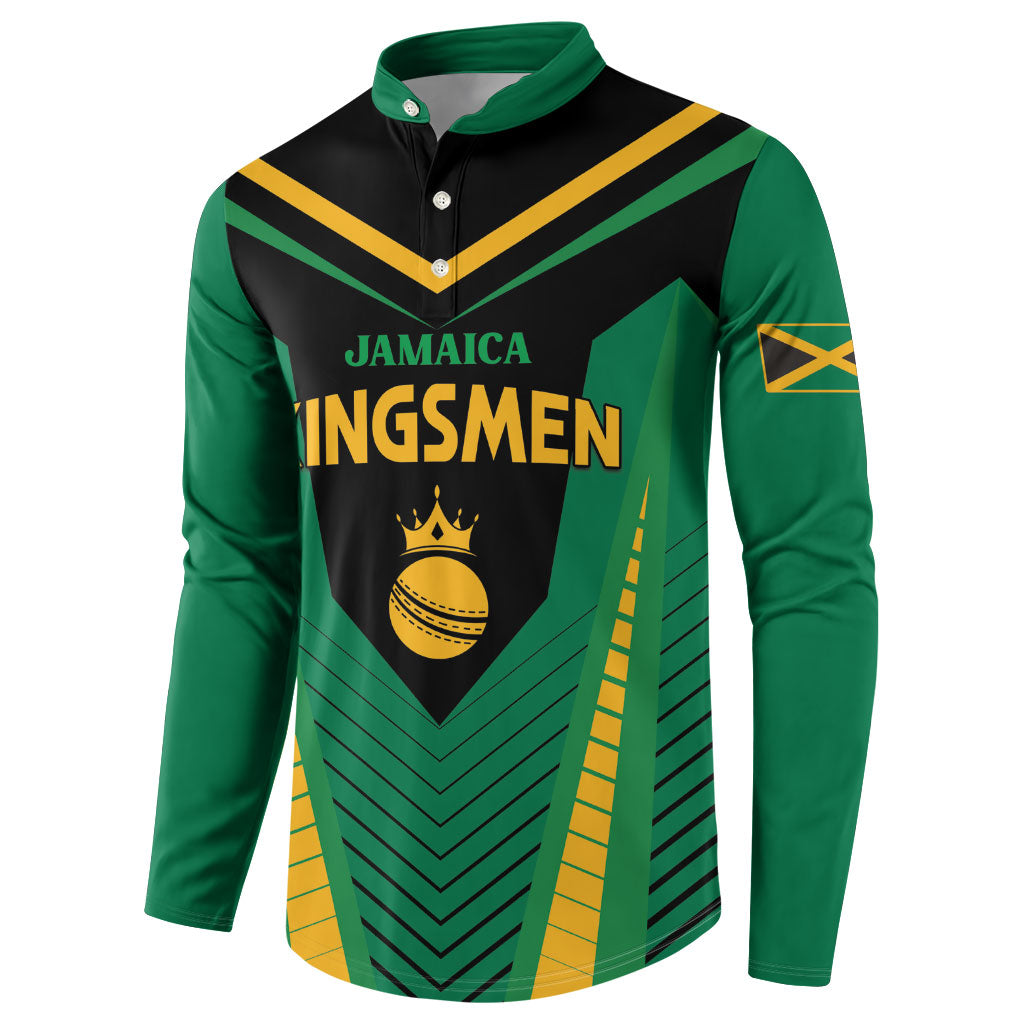 Custom Jamaica 2026 Cricket Kingsmen Button Sweatshirt We Are Tallawah
