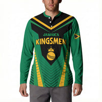 Custom Jamaica 2026 Cricket Kingsmen Button Sweatshirt We Are Tallawah