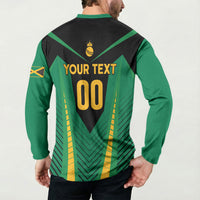 Custom Jamaica 2026 Cricket Kingsmen Button Sweatshirt We Are Tallawah