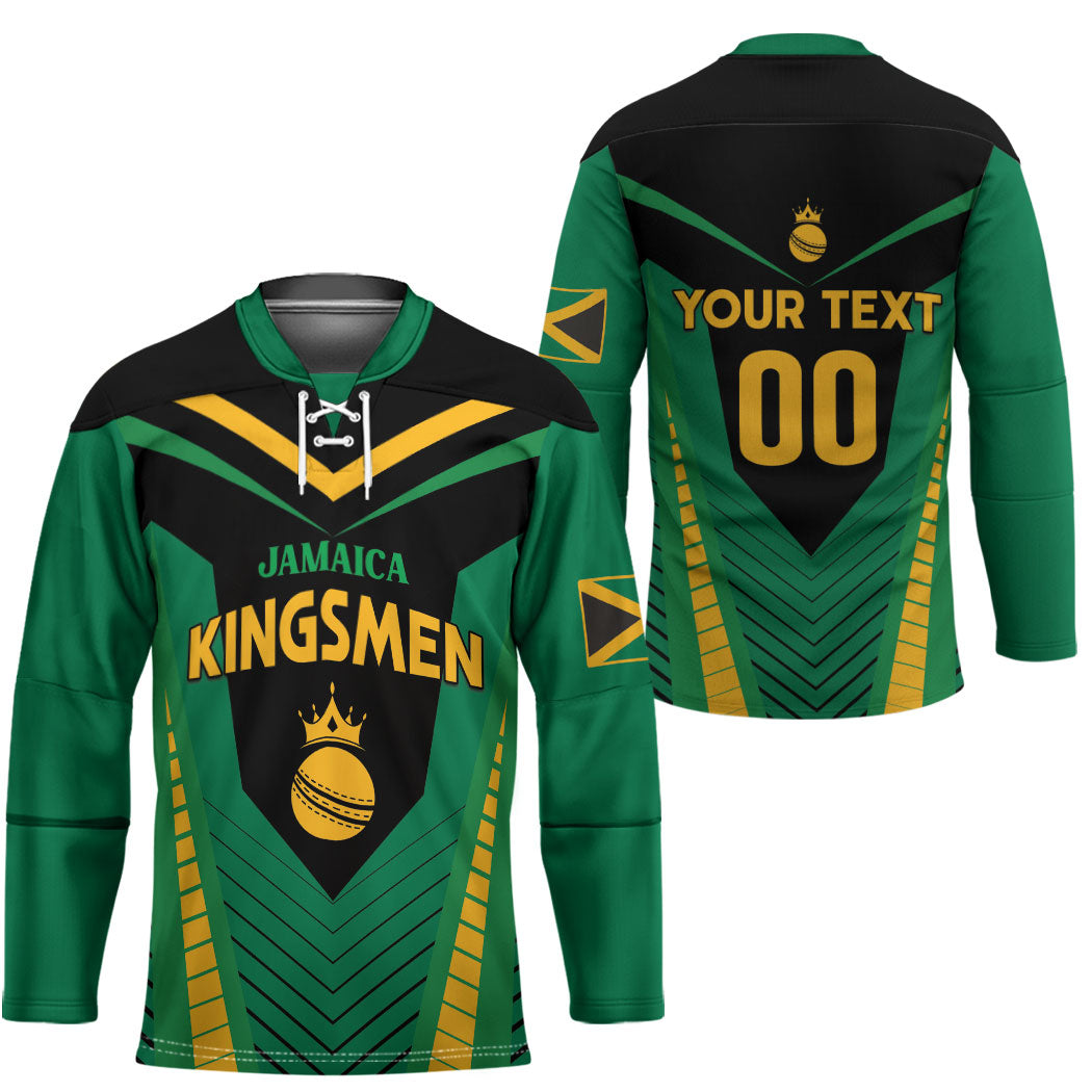 Custom Jamaica 2026 Cricket Kingsmen Hockey Jersey We Are Tallawah