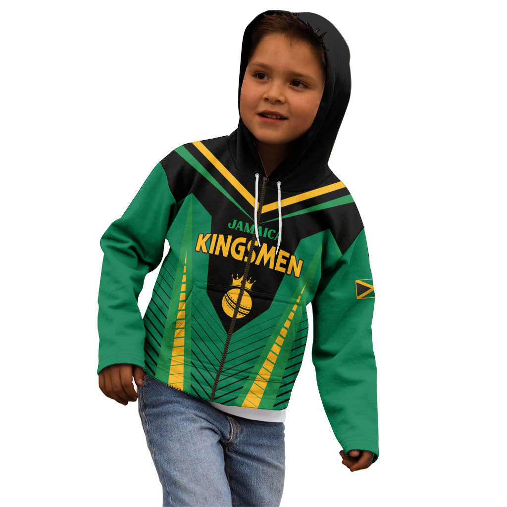 Custom Jamaica 2026 Cricket Kingsmen Kid Hoodie We Are Tallawah