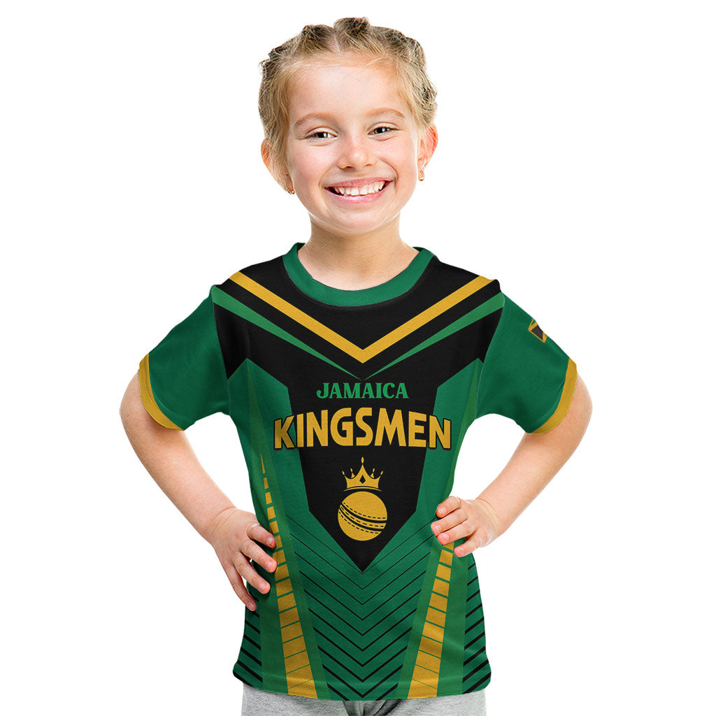 Custom Jamaica 2026 Cricket Kingsmen Kid T Shirt We Are Tallawah
