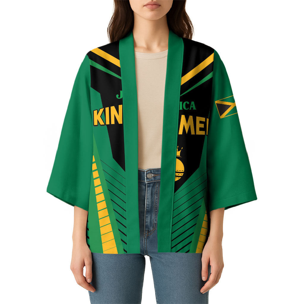 Custom Jamaica 2026 Cricket Kingsmen Kimono We Are Tallawah