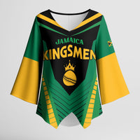 Custom Jamaica 2026 Cricket Kingsmen Kimono Sleeve Blouse We Are Tallawah