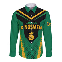 Custom Jamaica 2026 Cricket Kingsmen Long Sleeve Button Shirt We Are Tallawah
